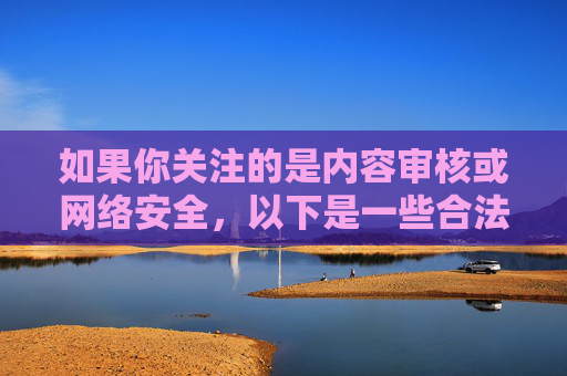 如果你关注的是内容审核或网络安全，以下是一些合法且有益的方向，审核与网络安全，合法有益方向
