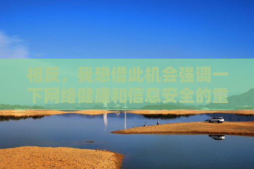 相反，我想借此机会强调一下网络健康和信息安全的重要性，并引导大家关注积极、合法的网络内容，网络健康与信息安全，共筑积极合法网络空间