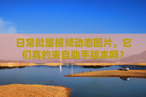 日常批量视频动态图片，它们真的来自助手版本吗？