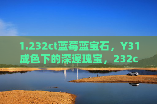 1.232ct蓝莓蓝宝石，Y31成色下的深邃瑰宝，232ct蓝莓蓝宝石，Y31成色下的深邃瑰宝