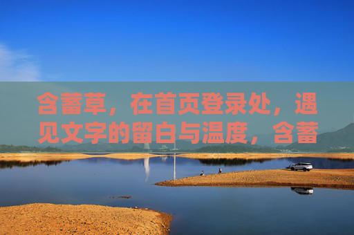 含蓄草，在首页登录处，遇见文字的留白与温度，含蓄草，登录处的文字留白与温度