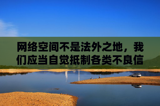网络空间不是法外之地，我们应当自觉抵制各类不良信息，树立健康的上网习惯，远离淫秽色情等非法内容。如果发现相关违法信息，应及时向有关部门举报，共同维护清朗的网络环境，网络空间非法外之地 共护清朗网络环境