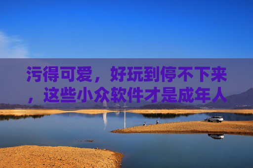 污得可爱，好玩到停不下来，这些小众软件才是成年人的快乐密码？小众软件污得可爱，成年人的快乐密码？