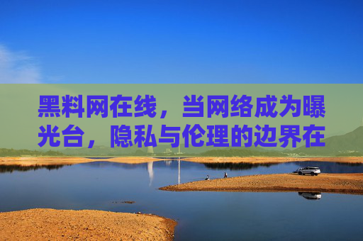 黑料网在线,当网络成为曝光台,隐私与伦理的边界在哪里? 黑料网在线,当网络成为曝光台,隐私与伦理的边界在哪里?