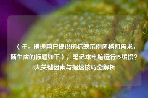 （注，根据用户提供的标题示例风格和需求，新生成的标题如下），笔记本电脑运行PS缓慢？6大关键因素与提速技巧全解析