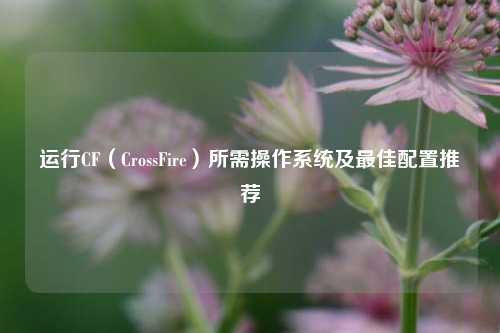 运行CF（CrossFire）所需操作系统及最佳配置推荐