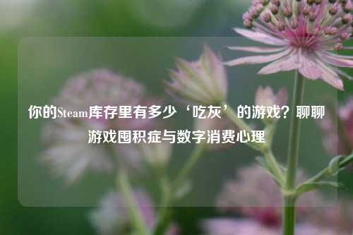 你的Steam库存里有多少‘吃灰’的游戏？聊聊游戏囤积症与数字消费心理