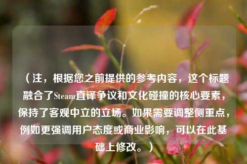 （注，根据您之前提供的参考内容，这个标题融合了Steam直译争议和文化碰撞的核心要素，保持了客观中立的立场。如果需要调整侧重点，例如更强调用户态度或商业影响，可以在此基础上修改。）