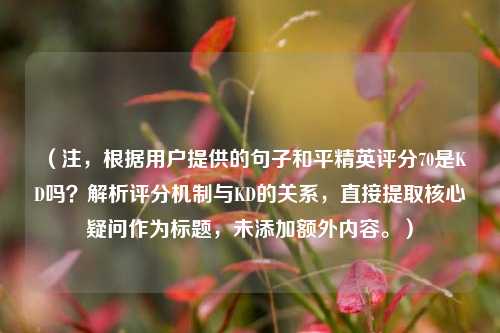 （注，根据用户提供的句子和平精英评分70是KD吗？解析评分机制与KD的关系，直接提取核心疑问作为标题，未添加额外内容。）