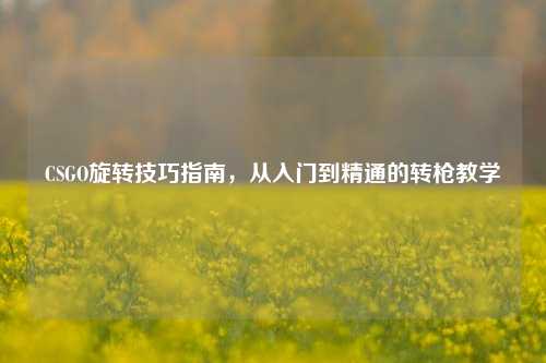 CSGO旋转技巧指南，从入门到精通的转枪教学