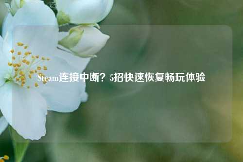 Steam连接中断？5招快速恢复畅玩体验