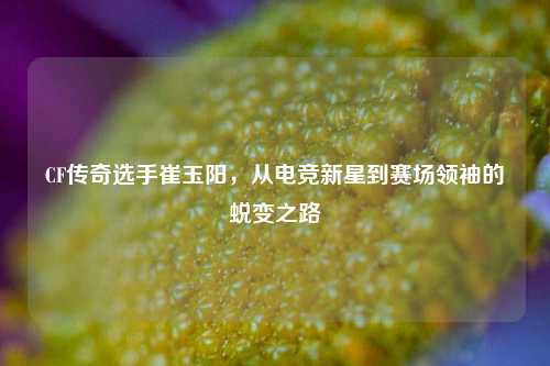 CF传奇选手崔玉阳，从电竞新星到赛场领袖的蜕变之路