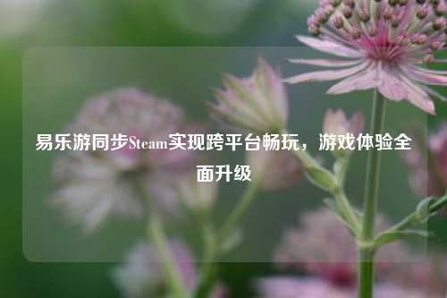 易乐游同步Steam实现跨平台畅玩，游戏体验全面升级