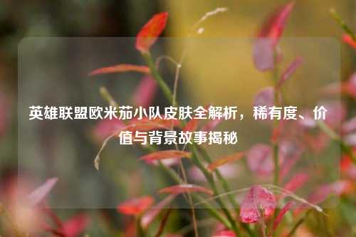 英雄联盟欧米茄小队皮肤全解析，稀有度、价值与背景故事揭秘