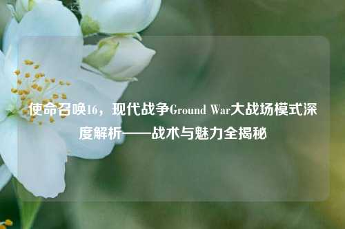 使命召唤16，现代战争Ground War大战场模式深度解析——战术与魅力全揭秘
