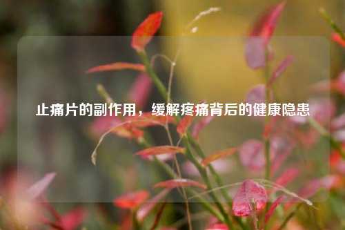 止痛片的副作用，缓解疼痛背后的健康隐患
