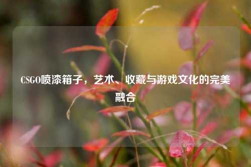 CSGO喷漆箱子，艺术、收藏与游戏文化的完美融合