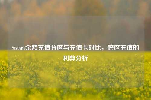 Steam余额充值分区与充值卡对比，跨区充值的利弊分析