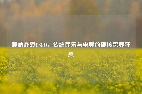 唢呐炸裂CSGO，传统民乐与电竞的硬核跨界狂想