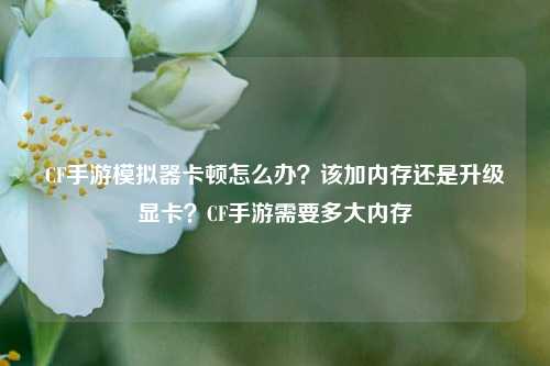 CF手游模拟器卡顿怎么办？该加内存还是升级显卡？CF手游需要多大内存
