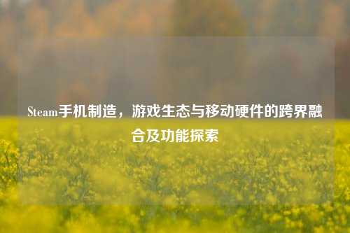 Steam手机制造，游戏生态与移动硬件的跨界融合及功能探索