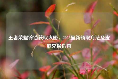王者荣耀铃铛获取攻略，2023最新领取 *** 及皮肤兑换指南