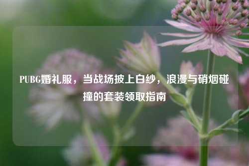 PUBG婚礼服，当战场披上白纱，浪漫与硝烟碰撞的套装领取指南