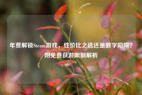 年费解锁Steam游戏,性价比之选还是数字陷阱?附免费获游限制解析