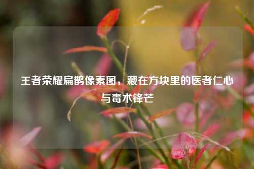 王者荣耀扁鹊像素图,藏在方块里的医者仁心与毒术锋芒