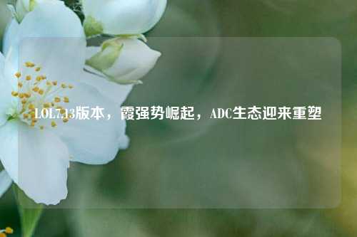 LOL7.13版本,霞强势崛起,ADC生态迎来重塑