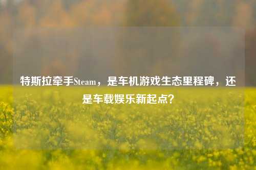 特斯拉牵手Steam,是车机游戏生态里程碑,还是车载娱乐新起点?