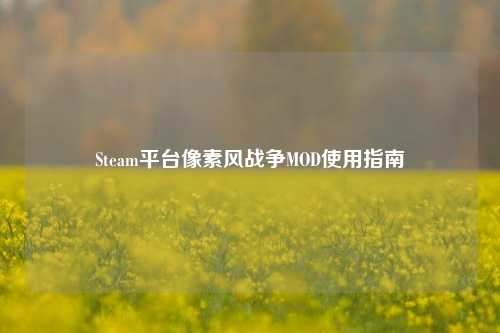 Steam平台像素风战争MOD使用指南