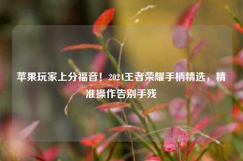 苹果玩家上分福音！2024王者荣耀手柄精选，精准操作告别手残