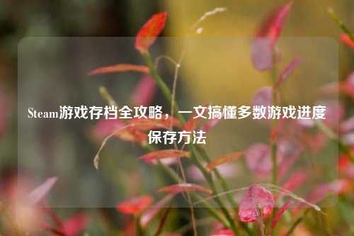 Steam游戏存档全攻略，一文搞懂多数游戏进度保存 *** 