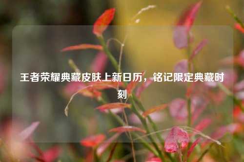 王者荣耀典藏皮肤上新日历，铭记限定典藏时刻