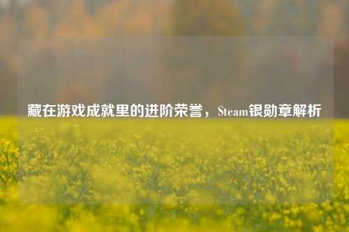 藏在游戏成就里的进阶荣誉，Steam银勋章解析